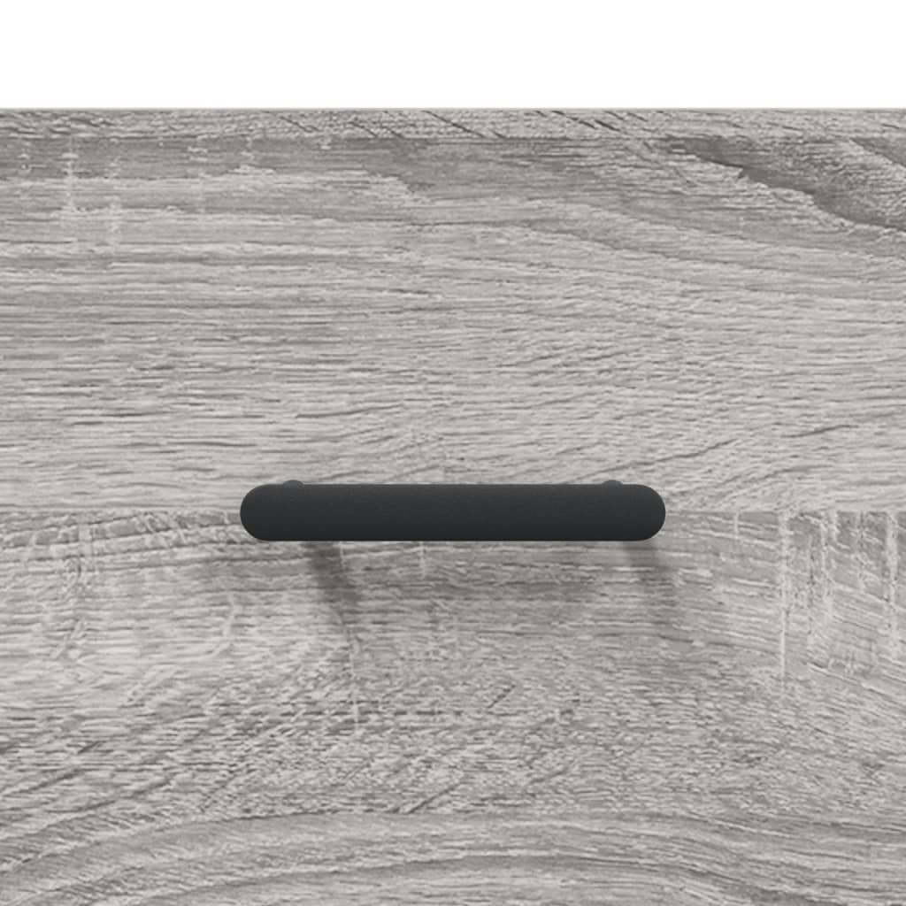 Bedside Cabinet Grey Sonoma 40x35x47.5 cm Engineered Wood