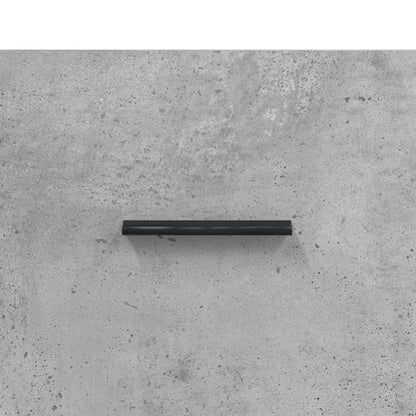 Bedside Cabinet Concrete Grey 40x35x47.5 cm Engineered Wood