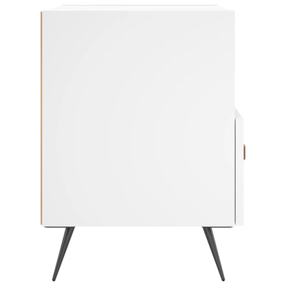Bedside Cabinets 2 pcs White 40x35x47.5 cm Engineered Wood