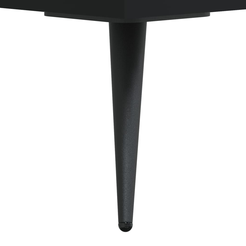 Bedside Cabinets 2 pcs Black 40x35x47.5 cm Engineered Wood