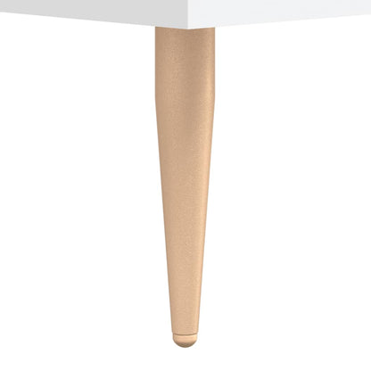 Bedside Cabinet White 40x35x47.5 cm Engineered Wood