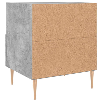 Bedside Cabinets 2 pcs Concrete Grey 40x35x47.5 cm Engineered Wood