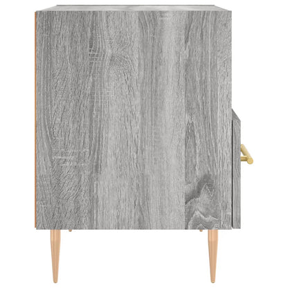 Bedside Cabinet Grey Sonoma 40x35x47.5 cm Engineered Wood