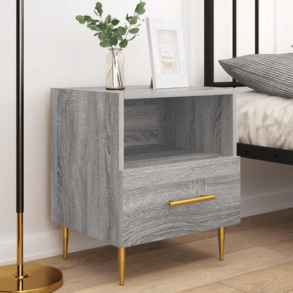 Bedside Cabinets 2 pcs Grey Sonoma 40x35x47.5 cm Engineered Wood