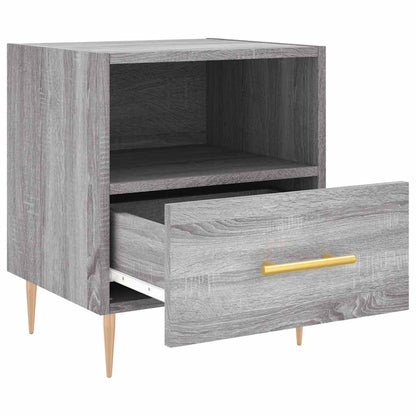 Bedside Cabinets 2 pcs Grey Sonoma 40x35x47.5 cm Engineered Wood