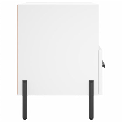 Bedside Cabinets 2 pcs White 40x35x47.5 cm Engineered Wood