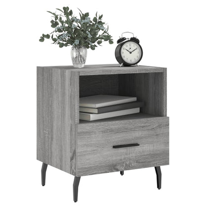 Bedside Cabinets 2 pcs Grey Sonoma 40x35x47.5 cm Engineered Wood