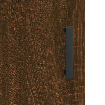 Bedside Cabinet Brown Oak 40x40x50 cm Engineered Wood
