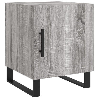 Bedside Cabinet Grey Sonoma 40x40x50 cm Engineered Wood