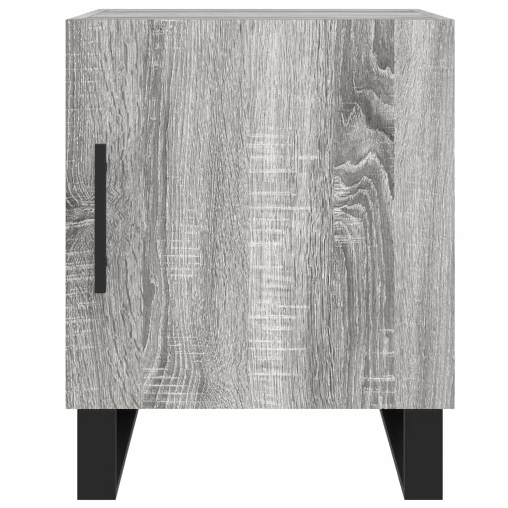 Bedside Cabinet Grey Sonoma 40x40x50 cm Engineered Wood