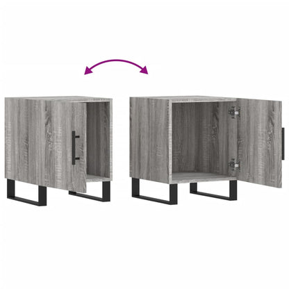 Bedside Cabinet Grey Sonoma 40x40x50 cm Engineered Wood