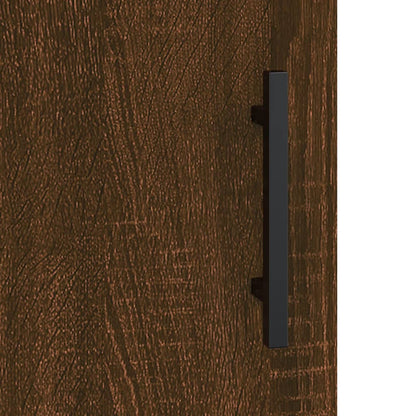 Bedside Cabinet Brown Oak 40x40x50 cm Engineered Wood