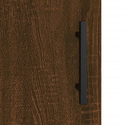 Bedside Cabinets 2 pcs Brown Oak 40x40x50 cm Engineered Wood