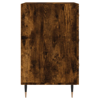 Bedside Cabinet Smoked Oak 40x40x66 cm Engineered Wood