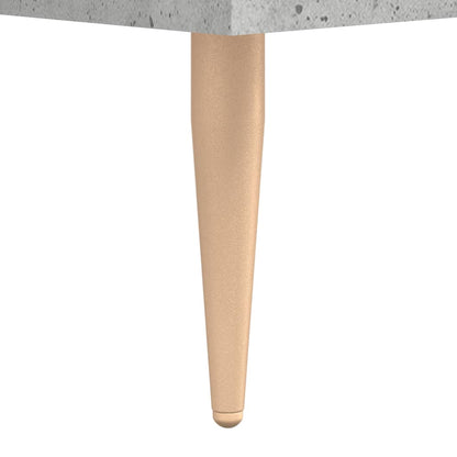Bedside Cabinet Concrete Grey 40x40x66 cm Engineered Wood