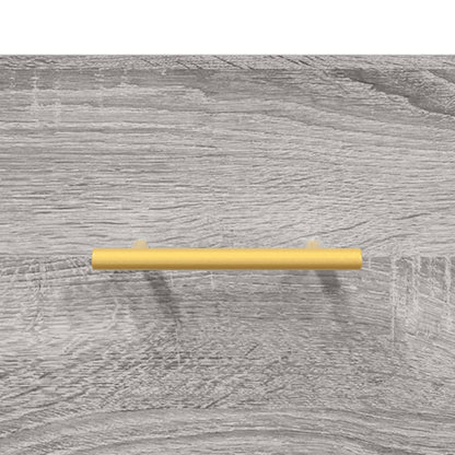 Bedside Cabinet Grey Sonoma 40x40x66 cm Engineered Wood