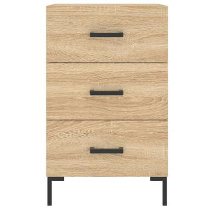 Bedside Cabinet Sonoma Oak 40x40x66 cm Engineered Wood