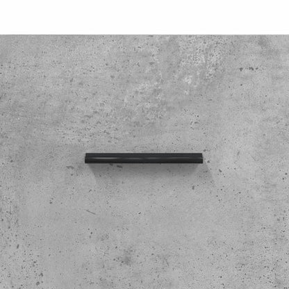 Bedside Cabinet Concrete Grey 40x40x66 cm Engineered Wood