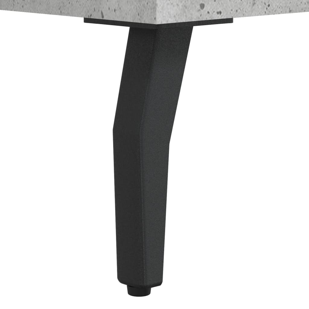 Bedside Cabinet Concrete Grey 40x40x66 cm Engineered Wood