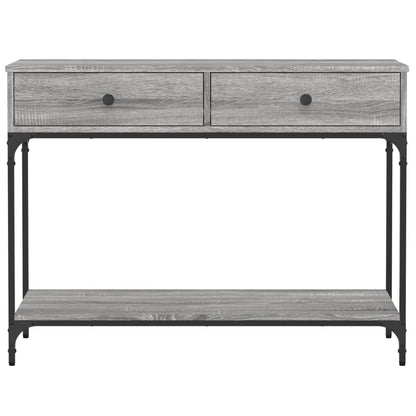 Console Table Grey Sonoma 100x34.5x75 cm Engineered Wood