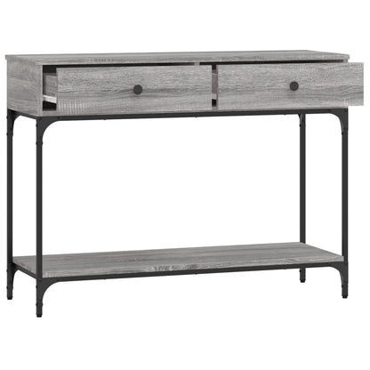 Console Table Grey Sonoma 100x34.5x75 cm Engineered Wood
