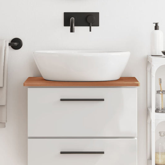 Bathroom Countertop 60x40x1.5 cm Solid Wood Beech
