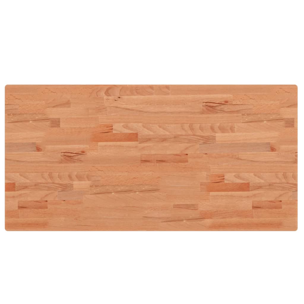 Bathroom Countertop 100x50x2.5 cm Solid Wood Beech