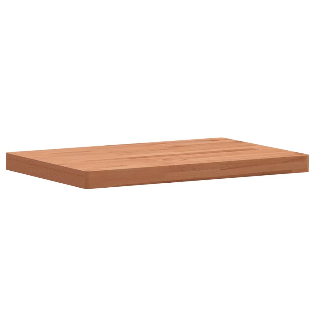 Bathroom Countertop 80x40x4 cm Solid Wood Beech