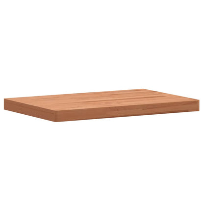 Bathroom Countertop 80x40x4 cm Solid Wood Beech