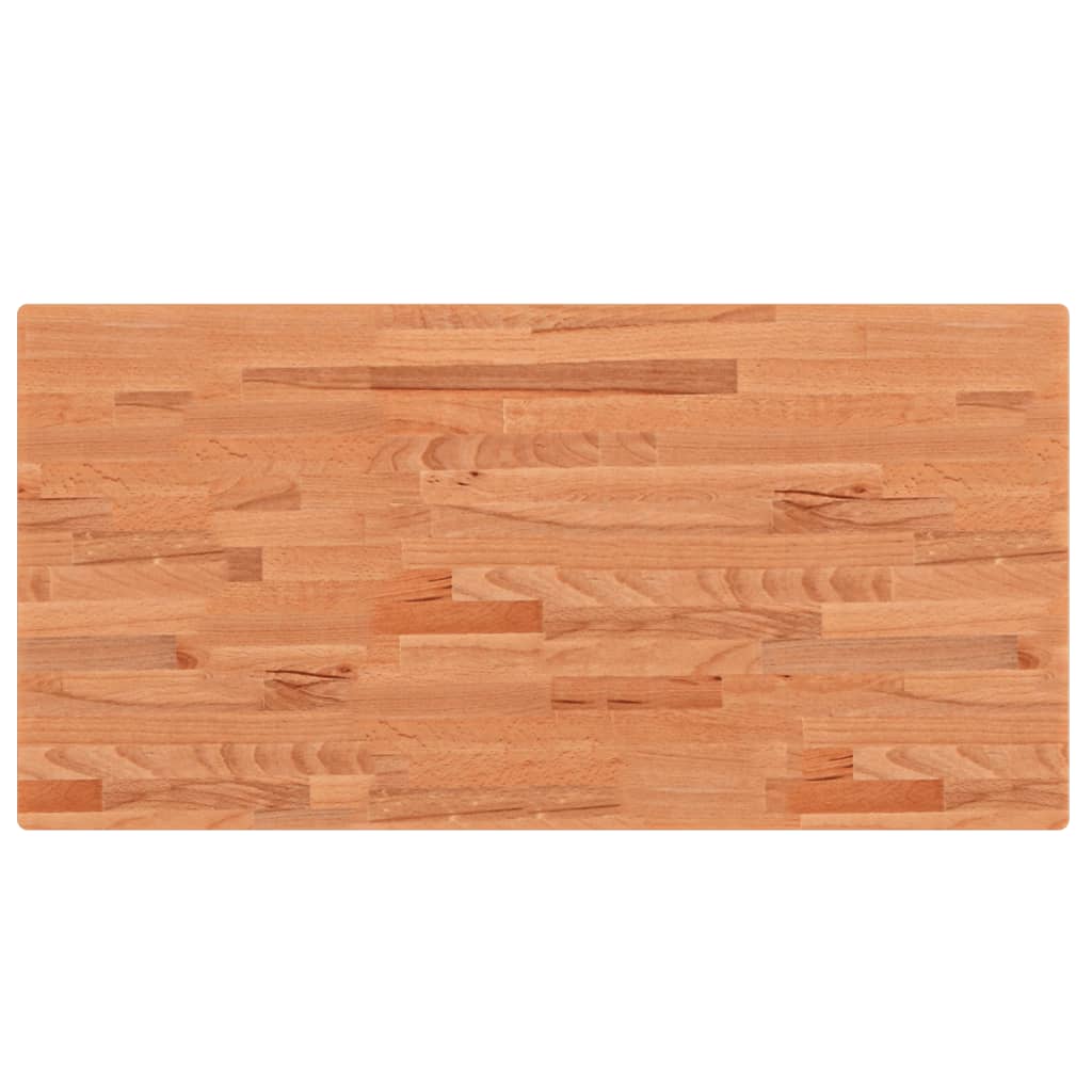 Bathroom Countertop 100x50x4 cm Solid Wood Beech