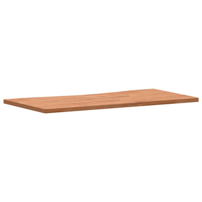 Desk Top 110x(50-55)x2.5 cm Solid Wood Beech