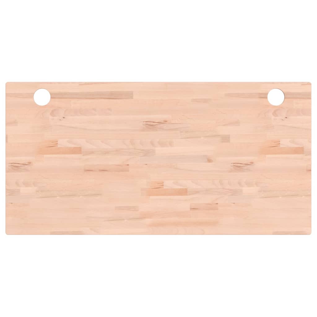 Desk Top 110x55x2.5 cm Solid Wood Beech