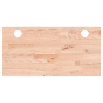 Desk Top 80x40x4 cm Solid Wood Beech