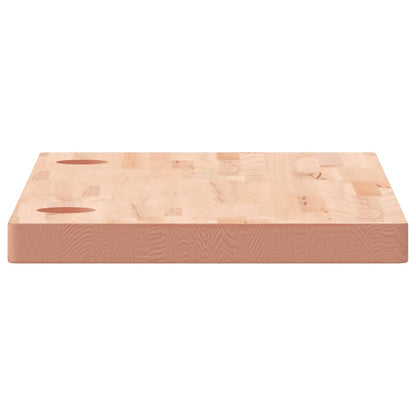 Desk Top 80x40x4 cm Solid Wood Beech