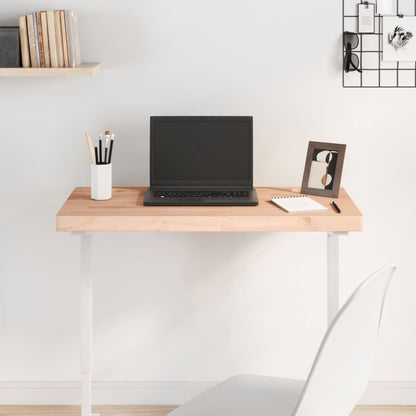 Desk Top 80x40x4 cm Solid Wood Beech