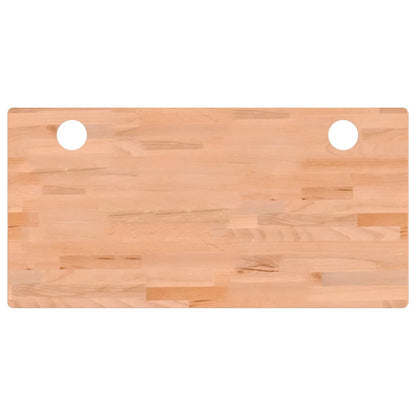 Desk Top 110x55x2.5 cm Solid Wood Beech