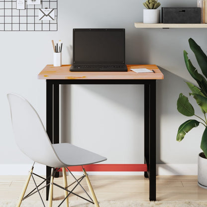 Desk Top 80x55x2.5 cm Solid Wood Beech