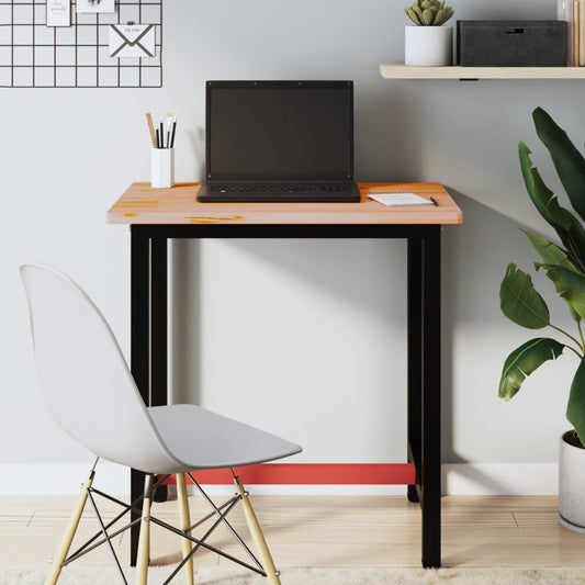 Desk Top 80x55x2.5 cm Solid Wood Beech