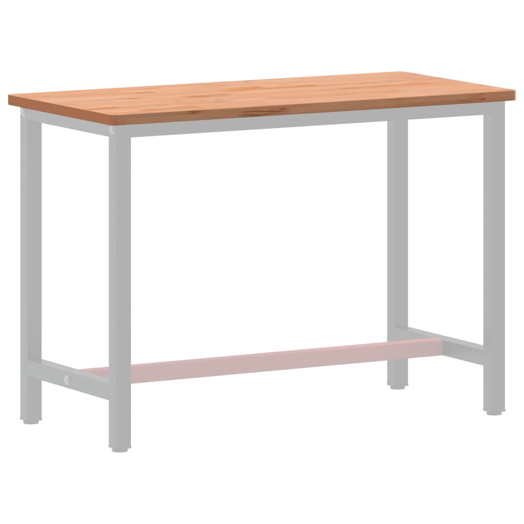 Desk Top 115x55x2.5 cm Solid Wood Beech