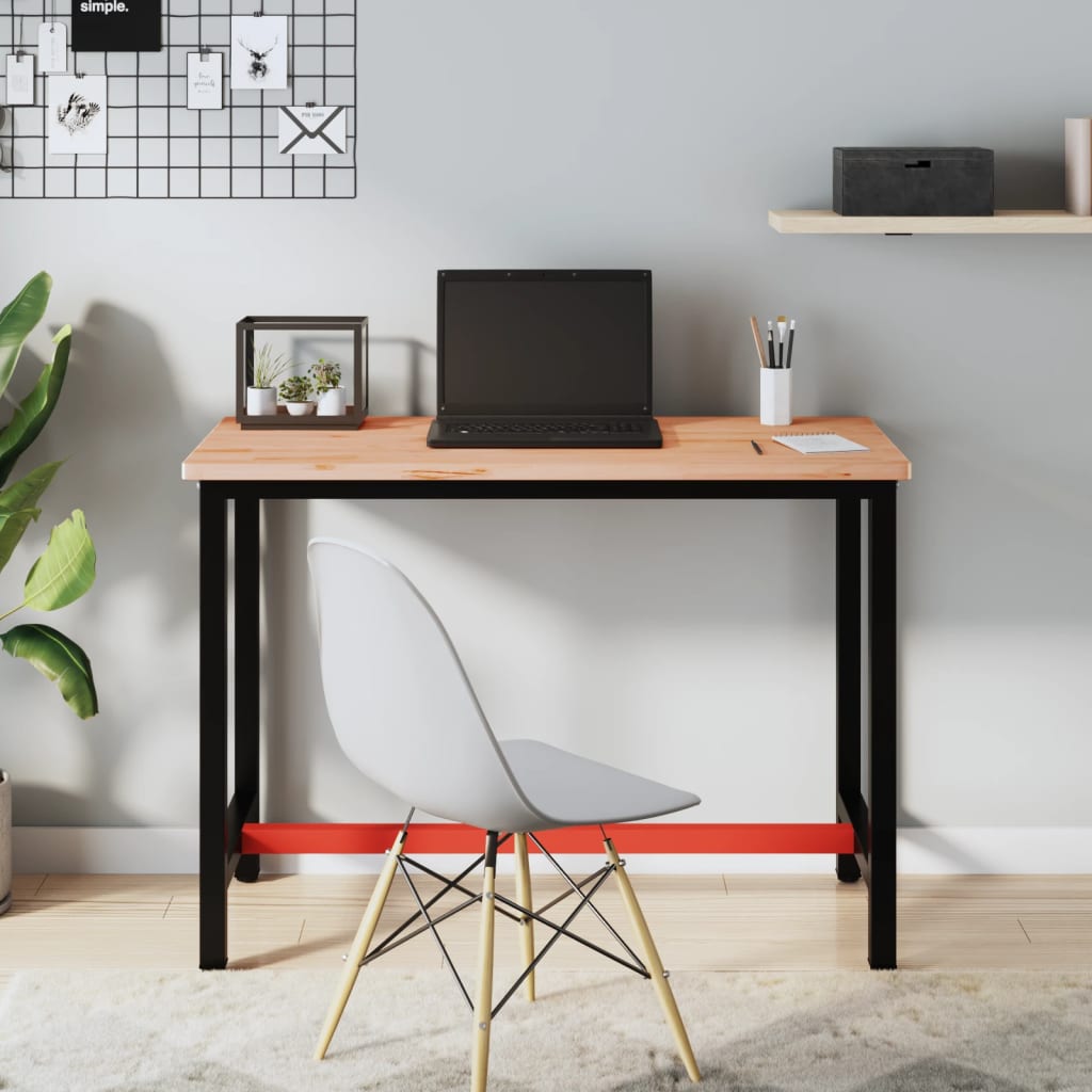 Desk Top 115x55x2.5 cm Solid Wood Beech