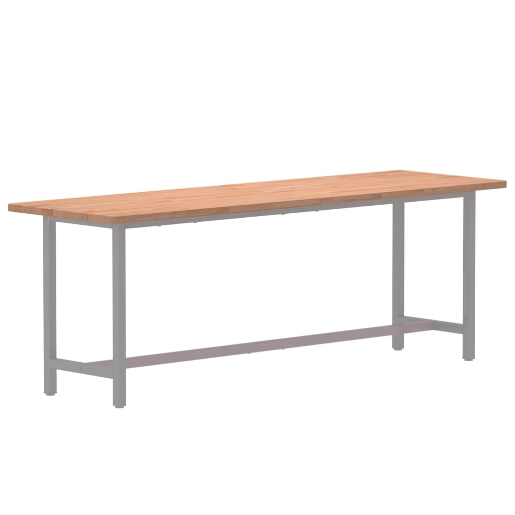 Desk Top 180x55x2.5 cm Solid Wood Beech
