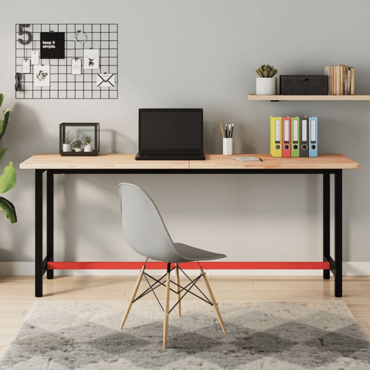 Desk Top 180x55x2.5 cm Solid Wood Beech
