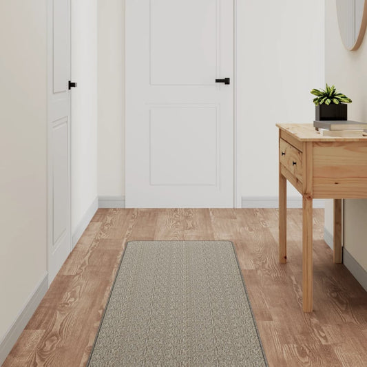 Carpet Runner Sisal Look Taupe 50x150 cm