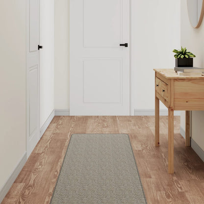 Carpet Runner Sisal Look Taupe 50x250 cm