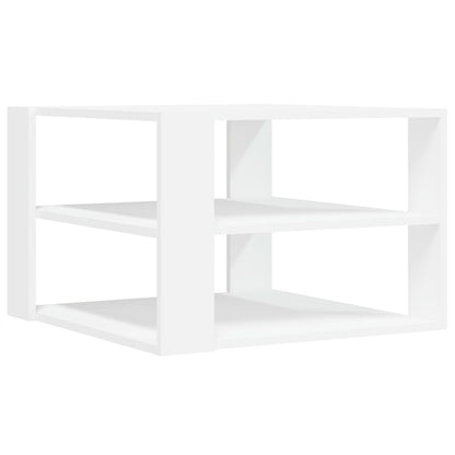 Coffee Table White 58x58x40 cm Engineered Wood