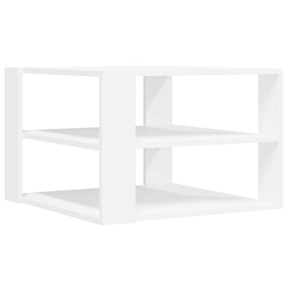 Coffee Table White 58x58x40 cm Engineered Wood