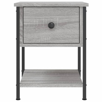 Bedside Table Grey Sonoma 34x35.5x45 cm Engineered Wood