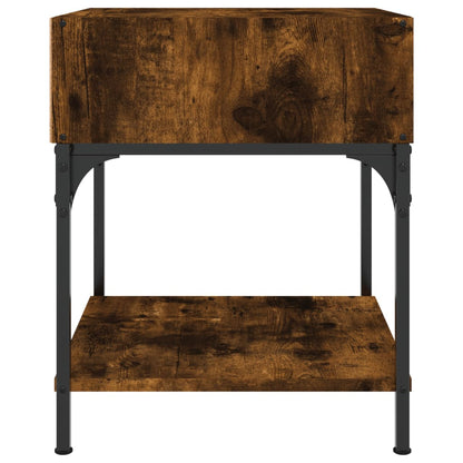 Bedside Tables 2 pcs Smoked Oak 40x41x50 cm Engineered Wood
