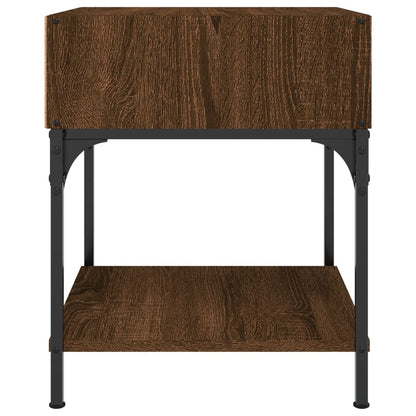 Bedside Tables 2 pcs Brown Oak 40x41x50 cm Engineered Wood