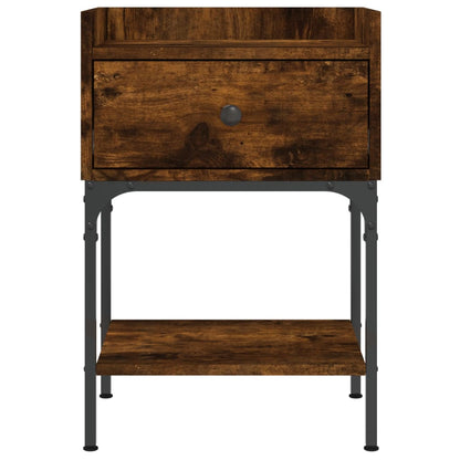 Bedside Tables 2 pcs Smoked Oak 40.5x31x60 cm Engineered Wood